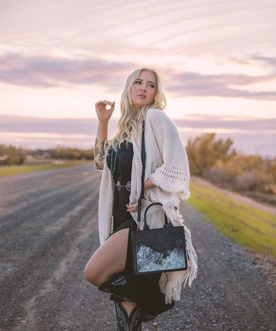 Trinity Ranch Embossed Floral Concealed Carry Tote