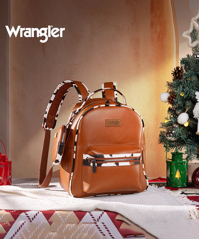 Wrangler Cow Print Backpack