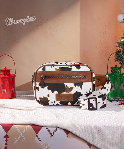 Wrangler Cow Print Belt Bag