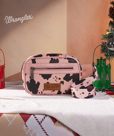 Wrangler Cow Print Belt Bag