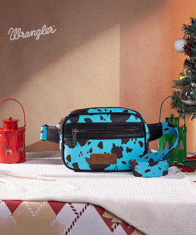 Wrangler Cow Print Belt Bag