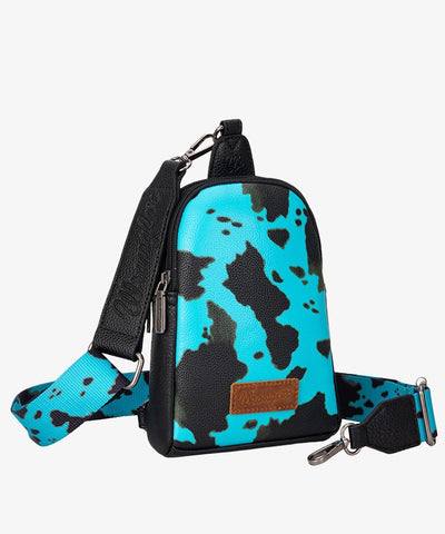 Wrangler Cow Print Sling Bag - Montana West World