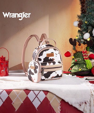 Wrangler Cow Print Mini Backpack