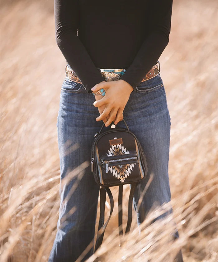 Aztec Knitted Backpack