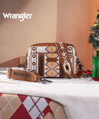 Wrangler Aztec Printed Crossbody Purse
