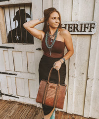 Wrangler Whipstitch Tote Bag