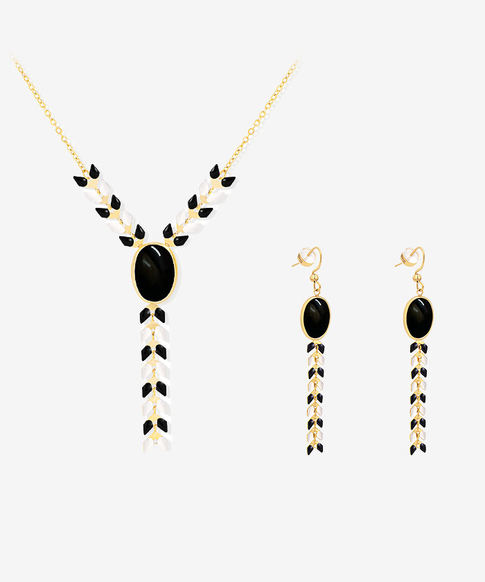 Wrangler Demeter’s Orb Necklace and Earrings Set