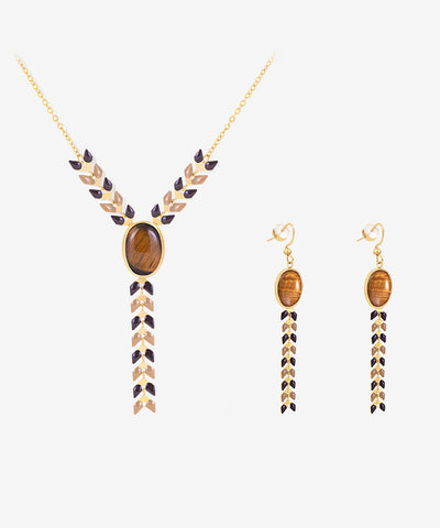 Wrangler Demeter’s Orb Necklace and Earrings Set