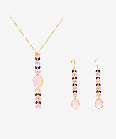 Wrangler Demeter’s Tear Necklace and Earrings Set