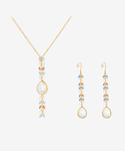 Wrangler Demeter’s Tear Necklace and Earrings Set