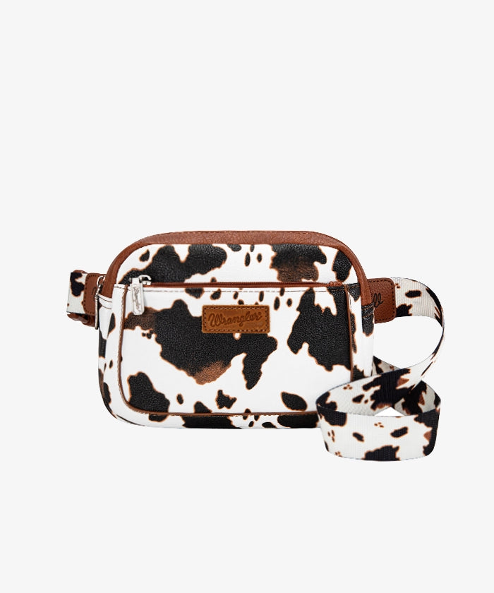 Wrangler Cow Print Fanny Pack - Montana West World