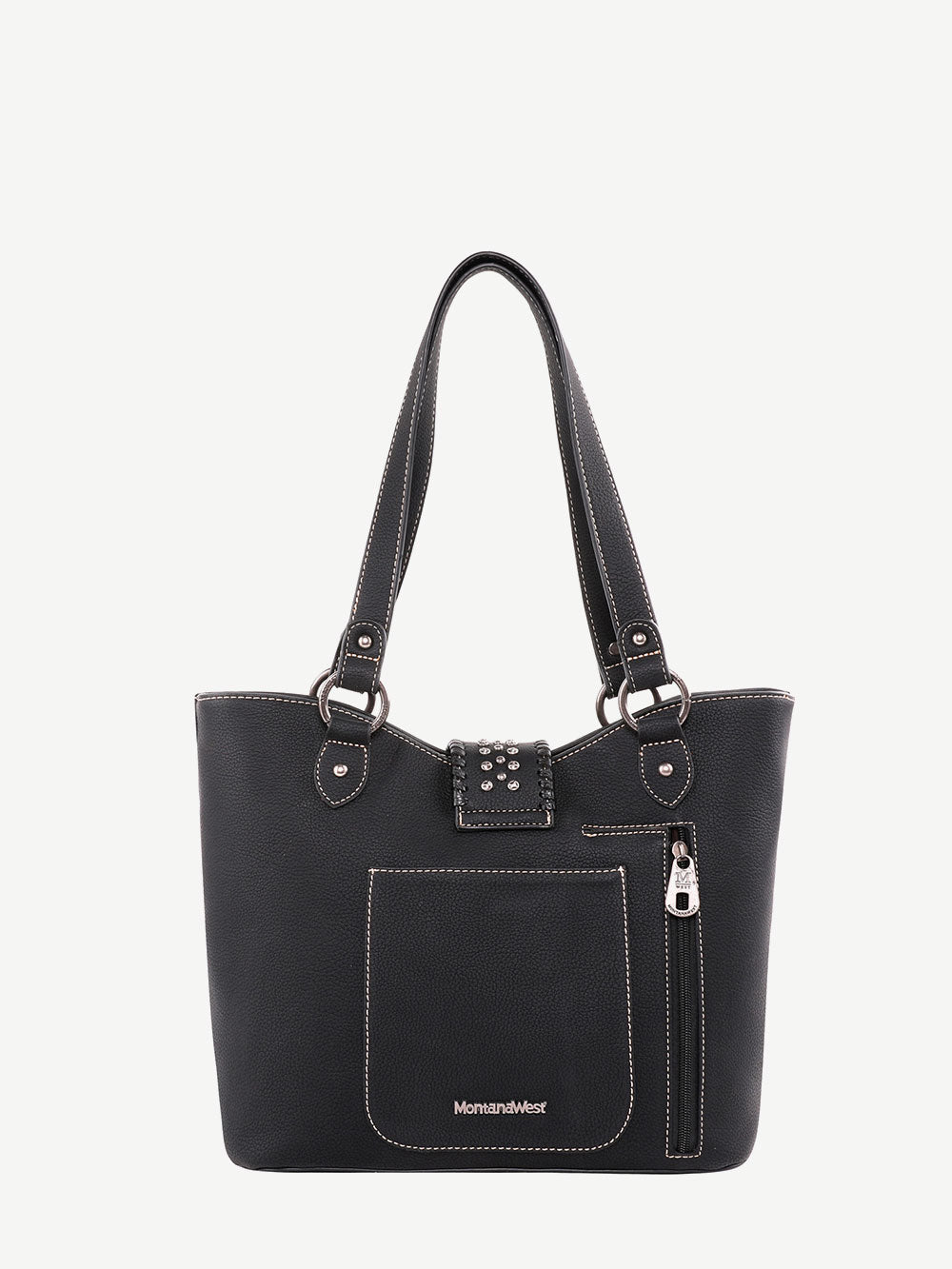 Montana West Fringe Concho Studs Concealed Carry Tote - Montana West World