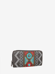American Bling Coffee Embroidered Tribal Tote and Wallet Set - Montana West World