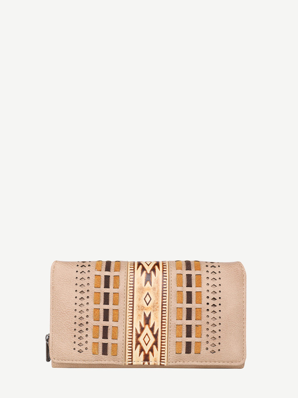 Montana West Laser Cut Out Embossed Aztec Wallet - Montana West World