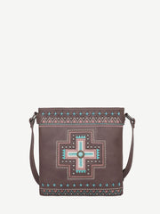 Montana WestEmbroidered Cross Concho Concealed Carry Crossbody - Montana West World