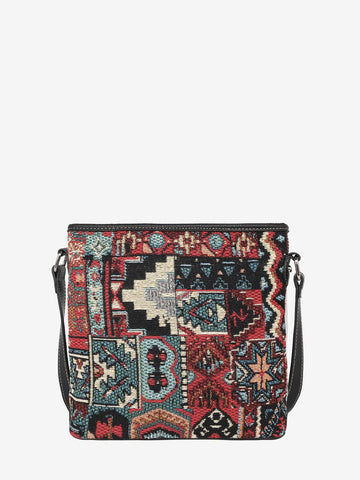 Montana West Western Pattern Print Canvas Crossbody - Montana West World