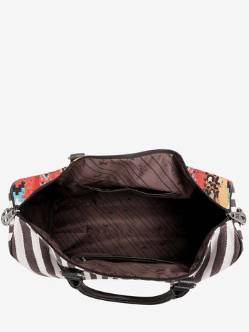 Montana West Aztec Print Canvas Weekender Bag - Montana West World