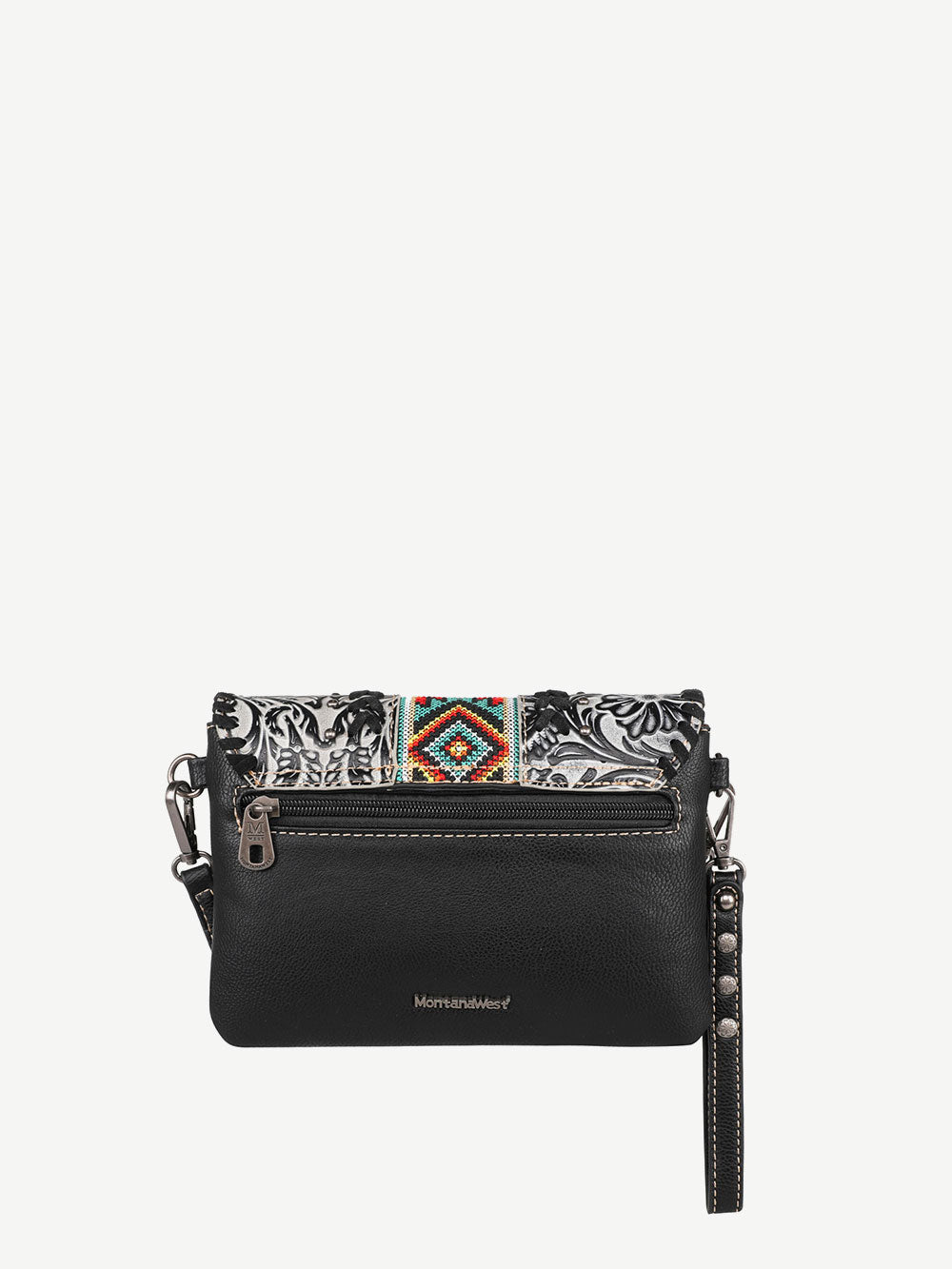 Montana West Vintage Floral Embroidered Aztec Crossbody Wristlet - Montana West World