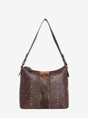 Trinity Ranch Hair-On Leather Studs Collection Concealed Handgun Hobo - Montana West World