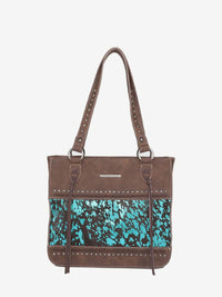 Trinity Ranch Hair On Cowhide Collection Concealed Carry Tote - Montana West World