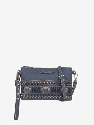 Montana West Concho Studs Crossbody Wristlet - Montana West World