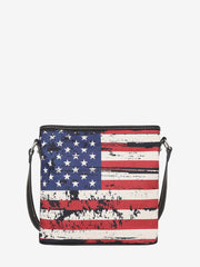 Montana West American Flag Canvas Crossbody - Montana West World