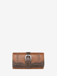 Montana West Buckle Studded Wallet - Montana West World