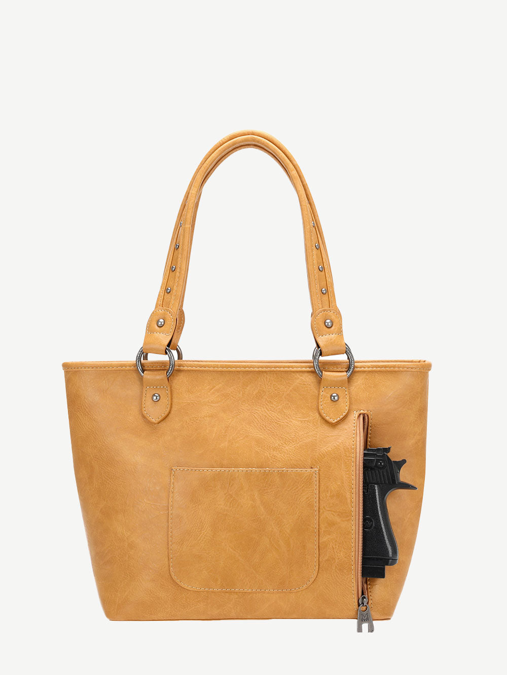 Montana West Whipstitch Studs Concealed Carry Tote - Montana West World