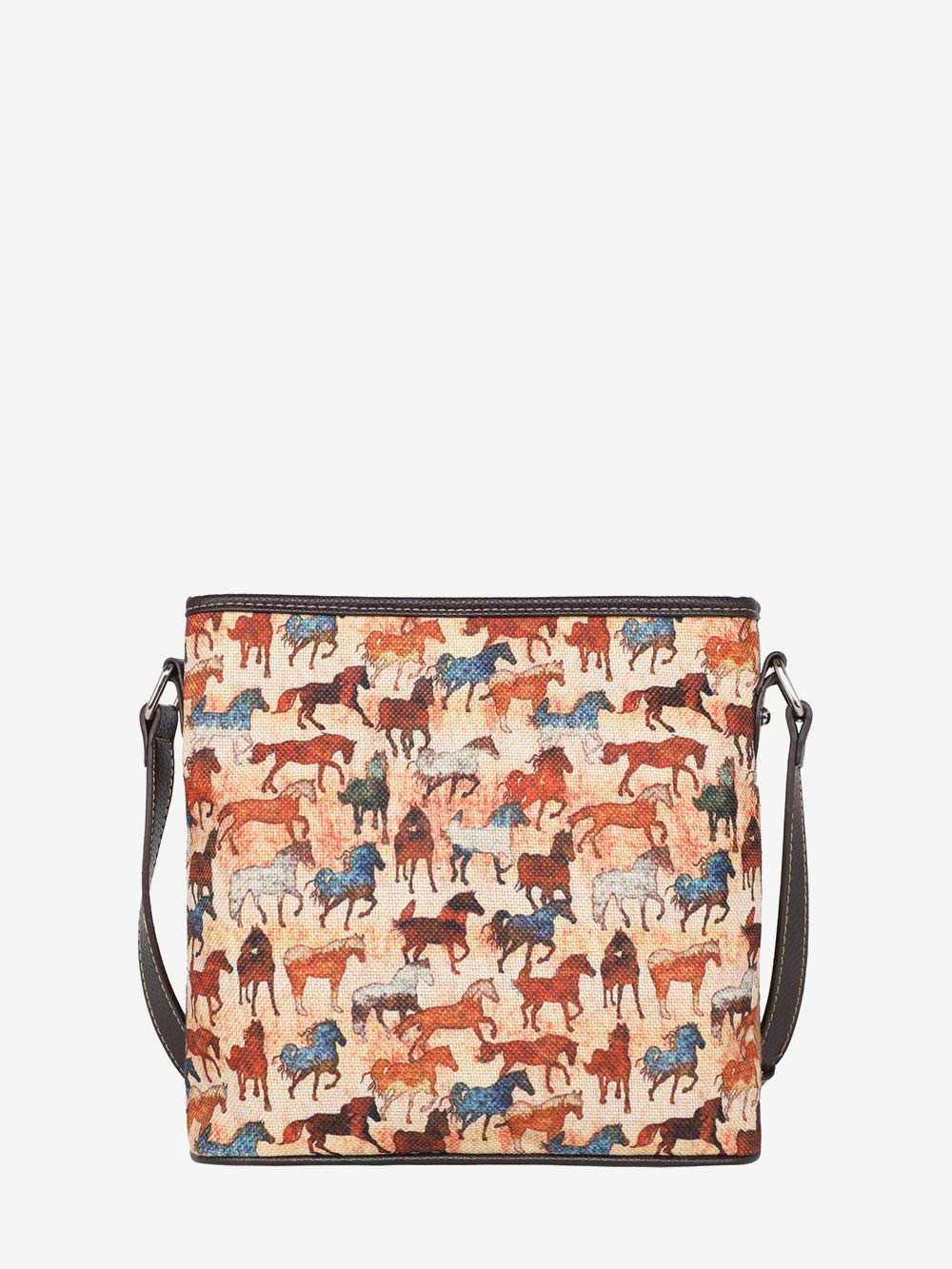 Montana West Multicolor Horse Canvas Crossbody - Montana West World