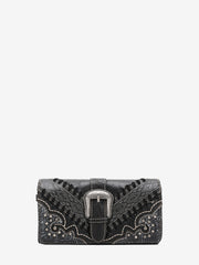 Montana West Floral Aztec Embossed Buckle Wallet - Montana West World