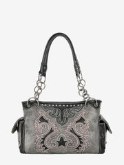 Montana West Cut-Out Boot Scroll Concealed Carry Satchel - Montana West World