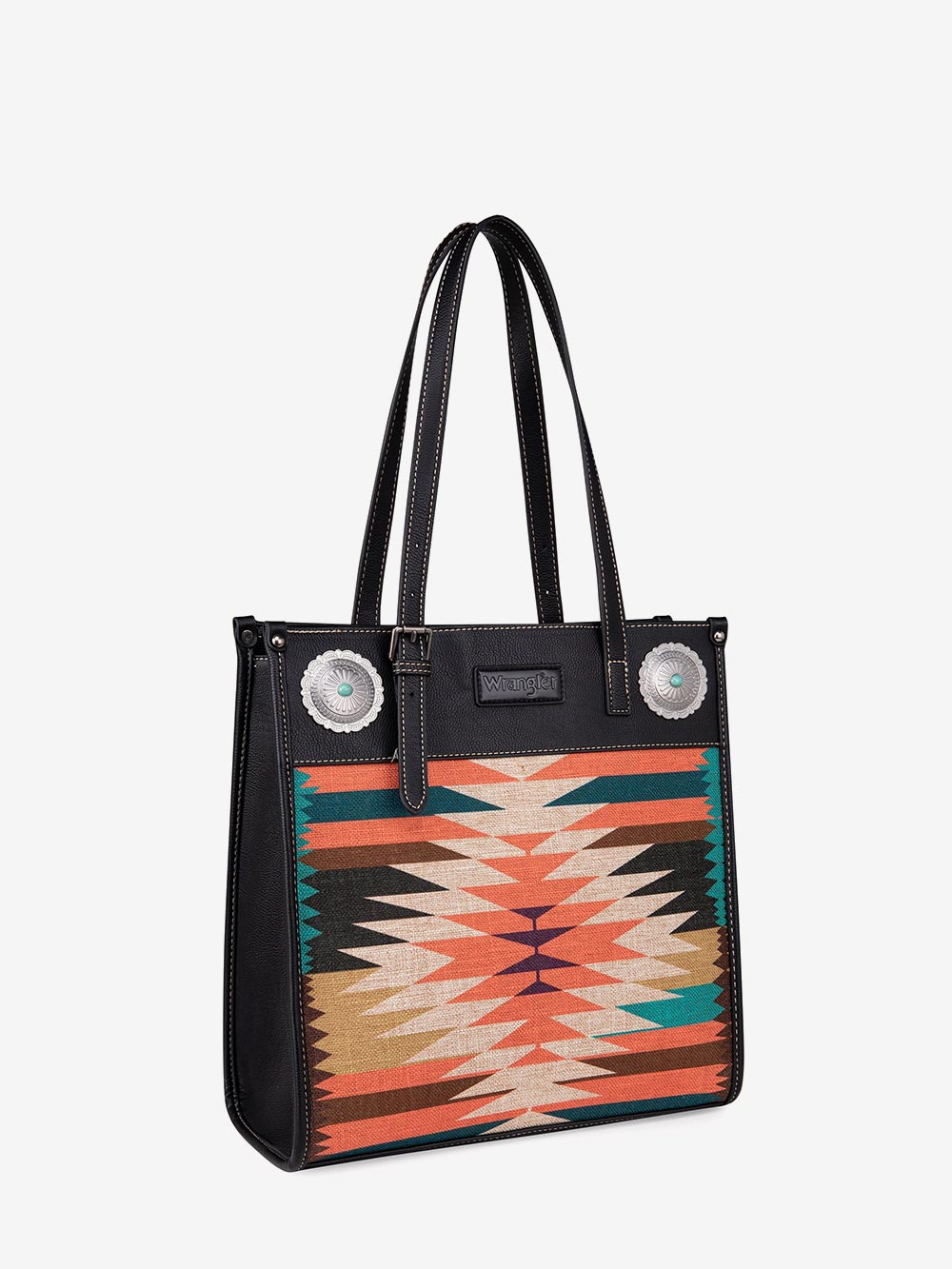 Wrangler Aztec Print Concho Concealed Carry Tote - Montana West World