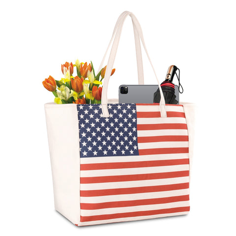 Montana West American Pride Large Canvas Tote Bag - Montana West World