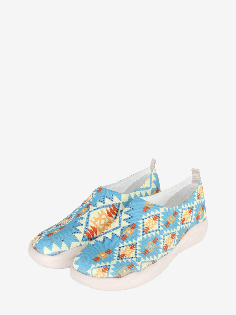 Montana West Rhinestone Aztec Slip On Sneaker - Montana West World