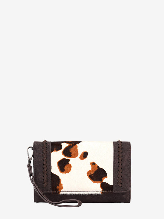 Montana West Hair-On Cowhide Crossbody Wallet - Montana West World