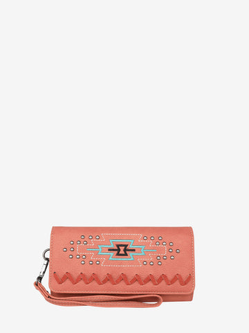 Montana West Aztec Embroidery Wallet - Montana West World