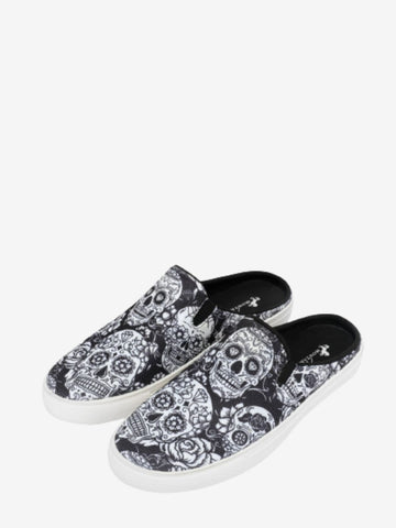 Montana West Sugar Skull Print Collection Sneaker Slides - Montana West World