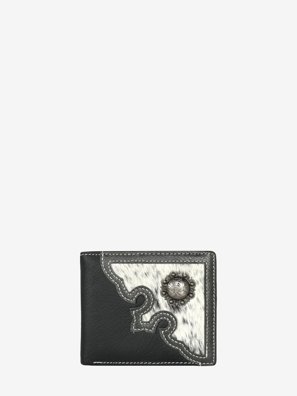 Montana West Genuine Hair-On Leather Men's Wallet - Montana West World