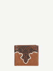 Genuine Tooled Leather Collection Men's Wallet - Montana West World