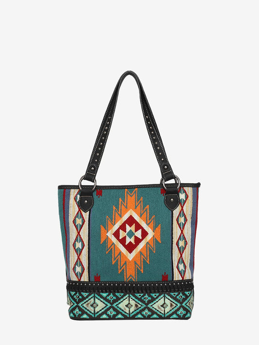 Montana West Aztec Tapestry Concealed Carry Tote - Montana West World