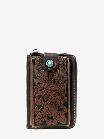 Montana West Tooled Crossbody Phone Purse - Montana West World