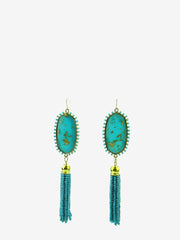 Montana West Mini Crystal Tassel Earrings - Montana West World