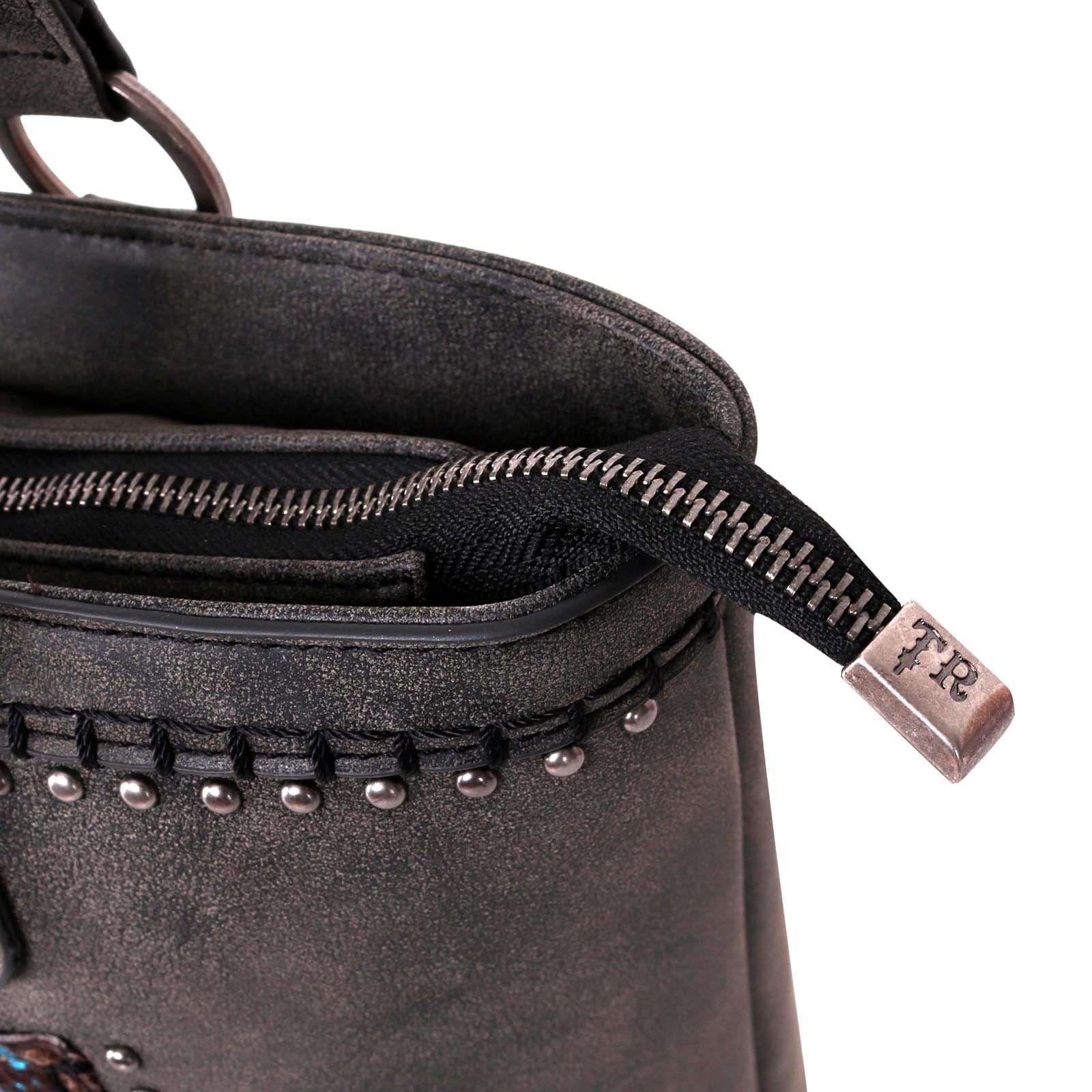 Trinity Ranch Hair-On Leather Concealed Carry Tote - Montana West World