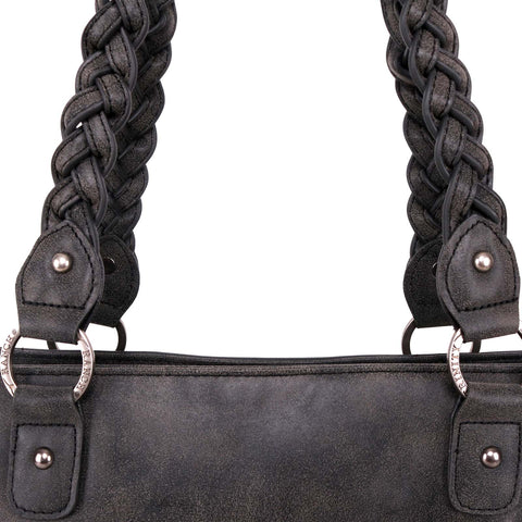 Trinity Ranch Hair-On Leather Concealed Carry Tote - Montana West World