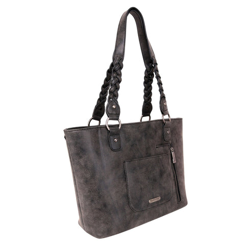 Trinity Ranch Hair-On Leather Concealed Carry Tote - Montana West World