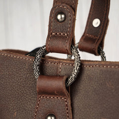 Montana West Genuine Leather Tote Handbag For Women - Montana West World