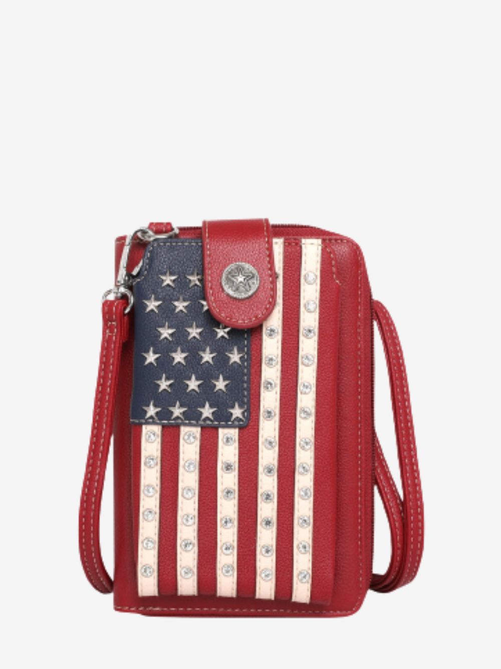 Montana West American Pride Crossbody Wallet Phone Bag - Montana West World