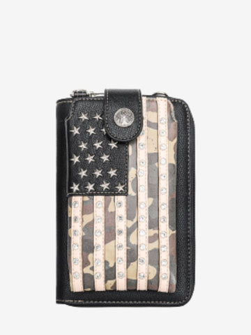 Montana West American Pride Crossbody Wallet Phone Bag - Montana West World