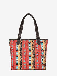 Montana West Aztec Print Canvas Tote Bag - Montana West World