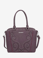 Montana West Laser Cut-out Swirl Concealed Carry Crossbody Tote - Montana West World